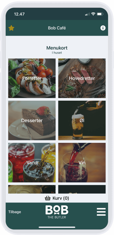 Bestillings app - Roomservice