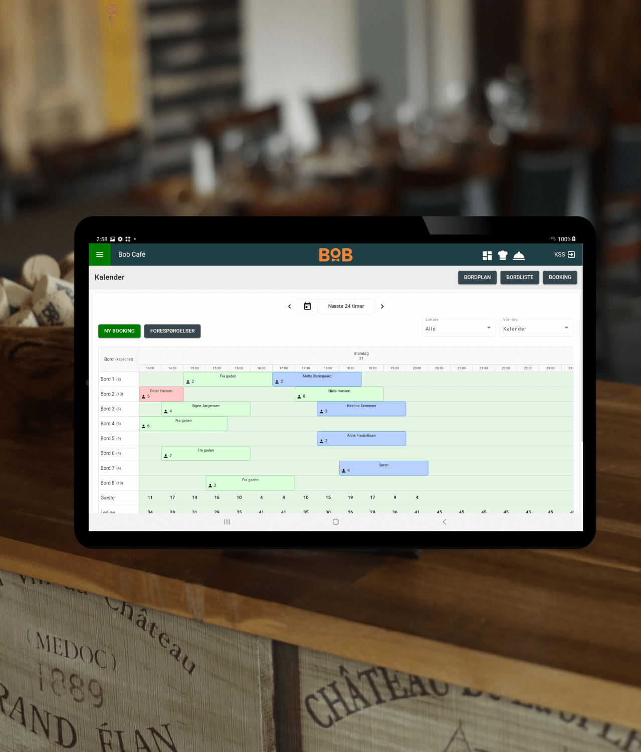 Bordbooking - Find hurtigt et ledigt bord